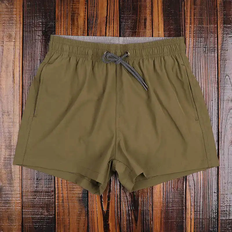 Solid Swim Shorts