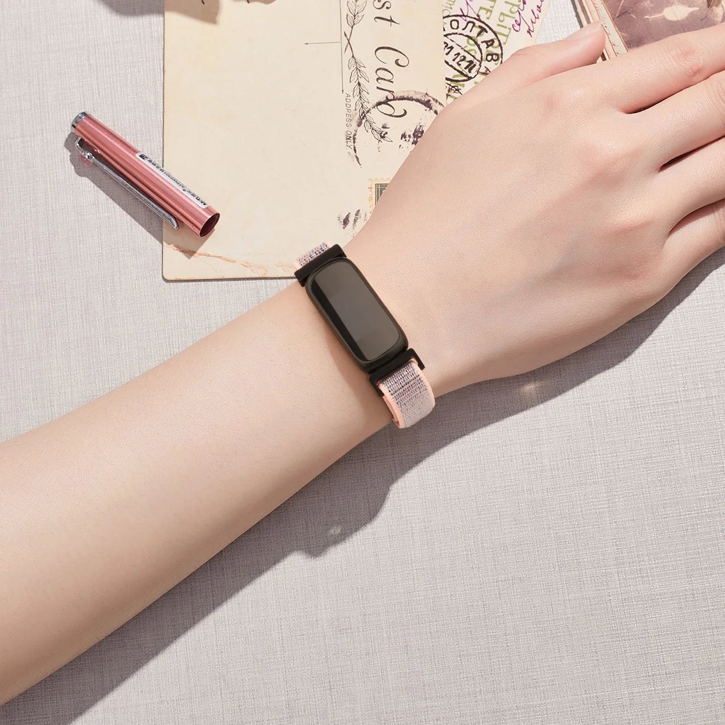 Fitbit Inspire 3 Nylon Strap - Comfortable Sport Band