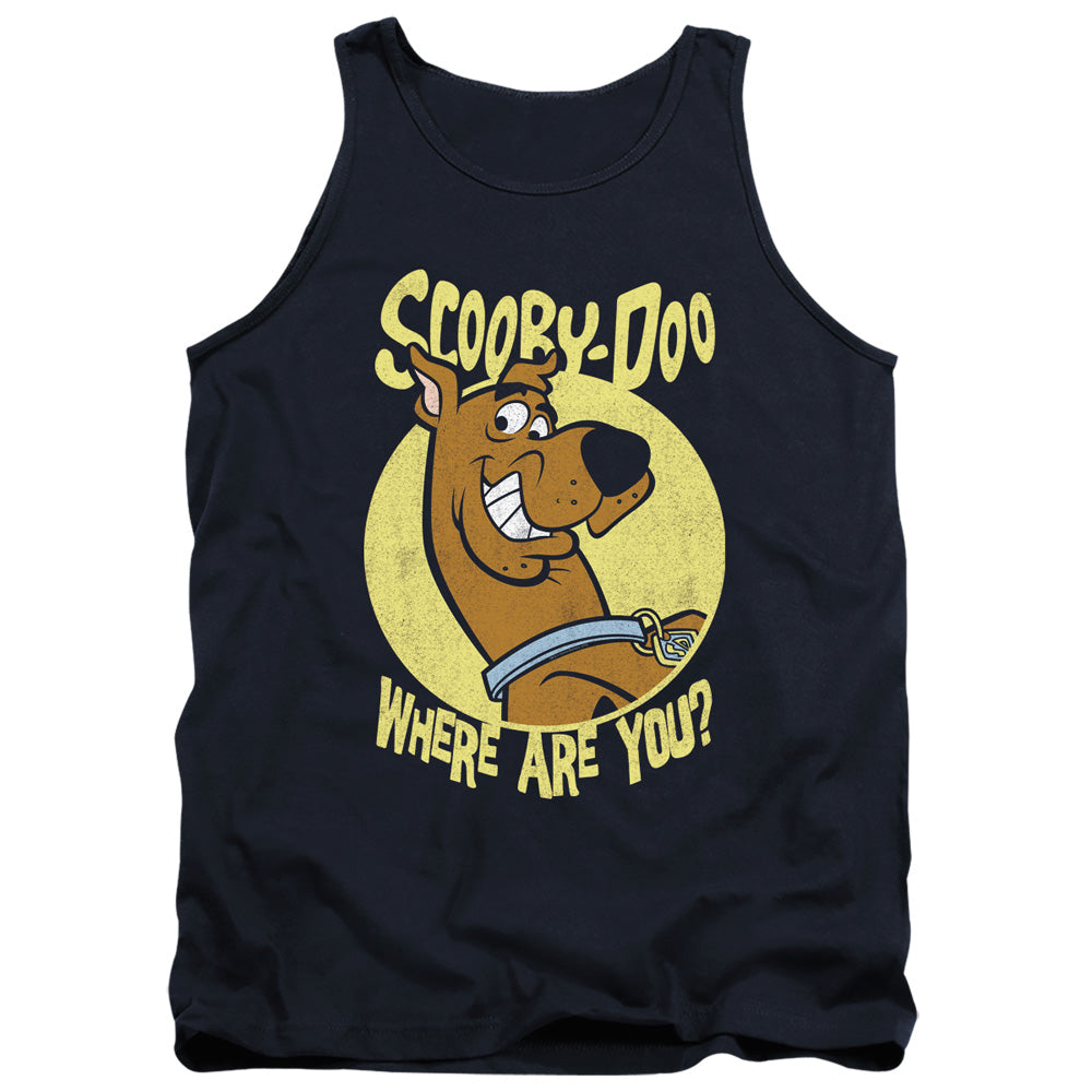 Scooby Doo Where Are You Mens Tank Top Shirt Navy Officially Licensed