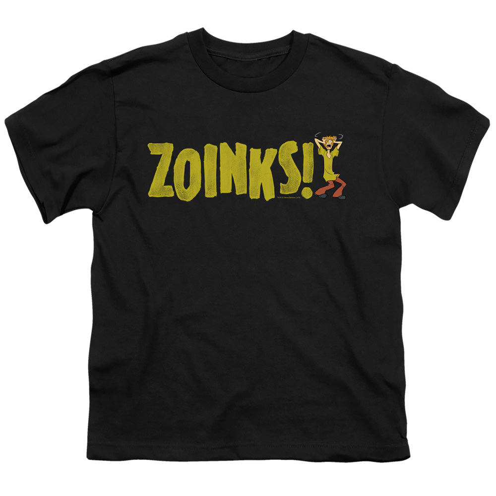 Scooby Doo Zoinks Kids Youth T Shirt Black Officially Licensed