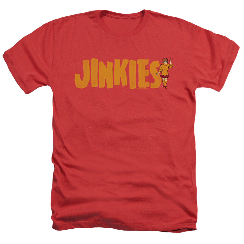 Scooby Doo Jinkies Heather Mens T Shirt Red Officially Licensed