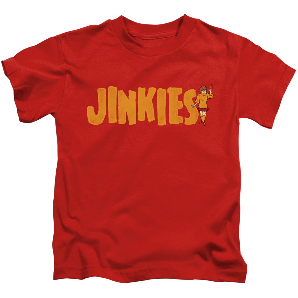 Scooby Doo Jinkies Juvenile Kids Youth T Shirt Red Officially Licensed