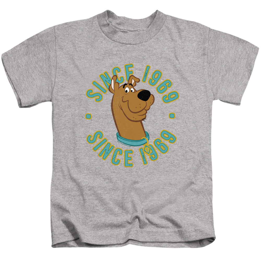 Scooby Doo Scooby 1969 Juvenile Kids Youth T Shirt Athletic Heather Officially Licensed