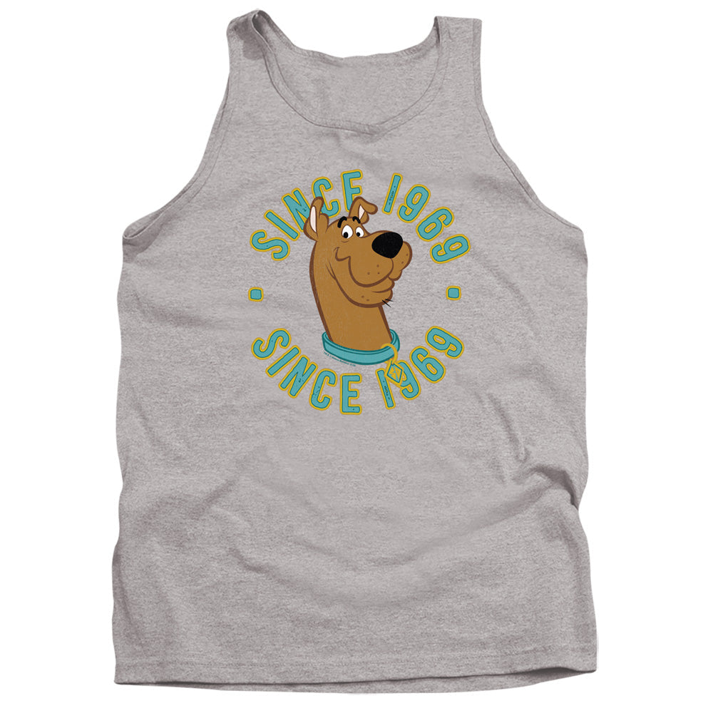 Scooby Doo Scooby 1969 Mens Tank Top Shirt Athletic Heather Officially Licensed
