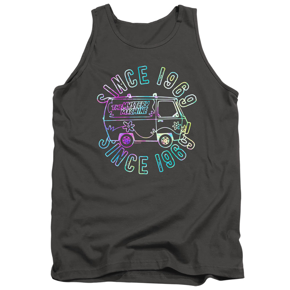 Scooby Doo Groovin 69 Mens Tank Top Shirt Charcoal Officially Licensed