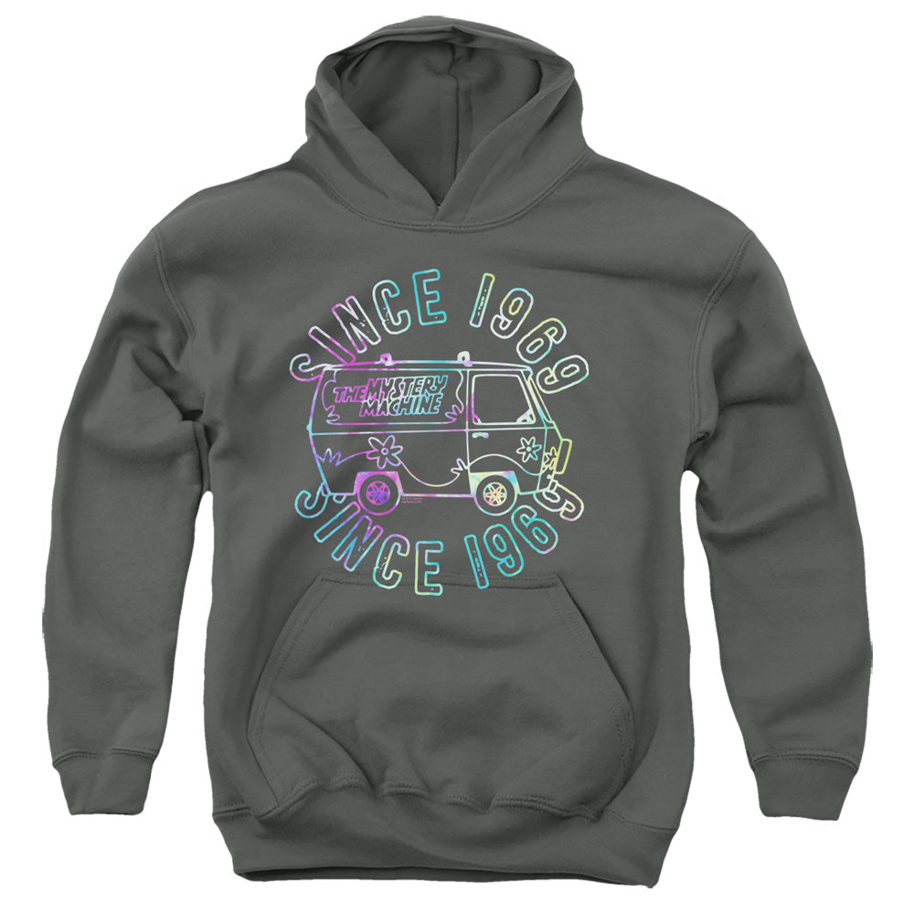 Scooby Doo Groovin 69 Kids Youth Hoodie Charcoal Officially Licensed