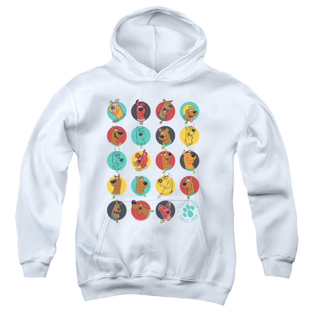 Scooby Doo Zoinks Repeat Kids Youth Hoodie White Officially Licensed
