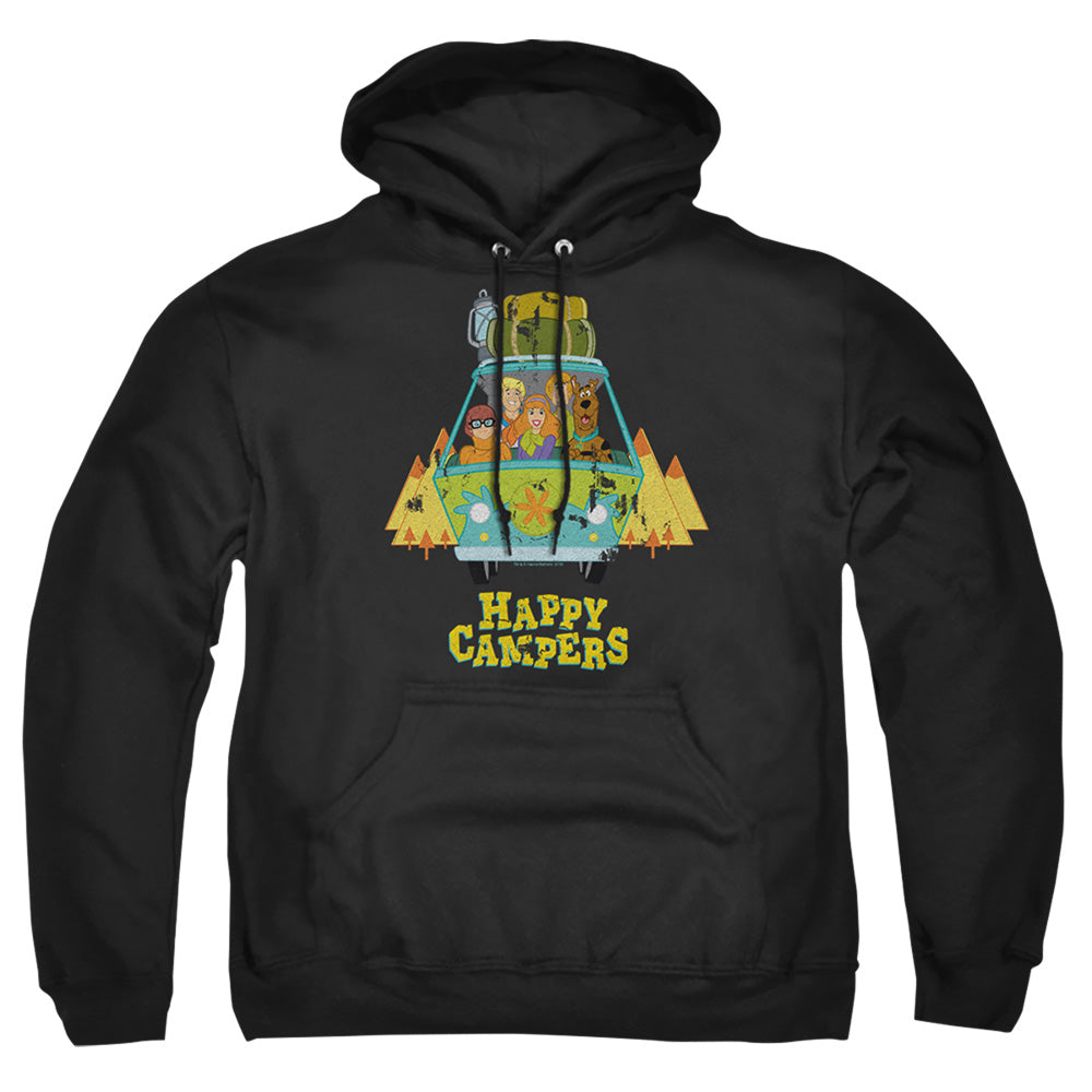 Scooby Doo! Happy Campers Mens Hoodie Black Officially Licensed
