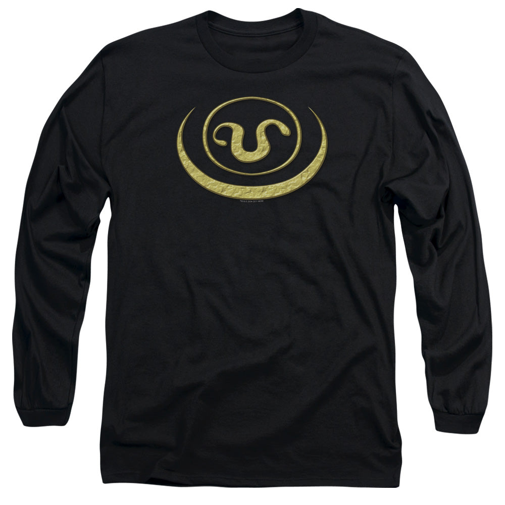 Sg1 Goauld Apothis Symbol Mens Long Sleeve Shirt Black Officially Licensed