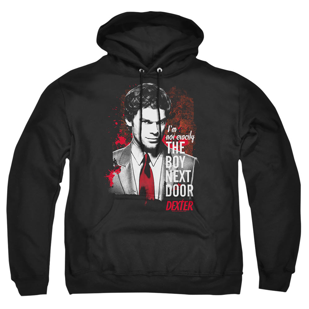 Dexter Boy Next Door Mens Hoodie Black Officially Licensed