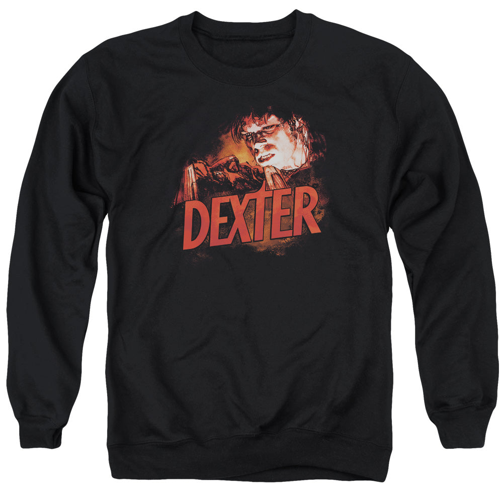 Dexter Drawing Mens Crewneck Sweatshirt Black