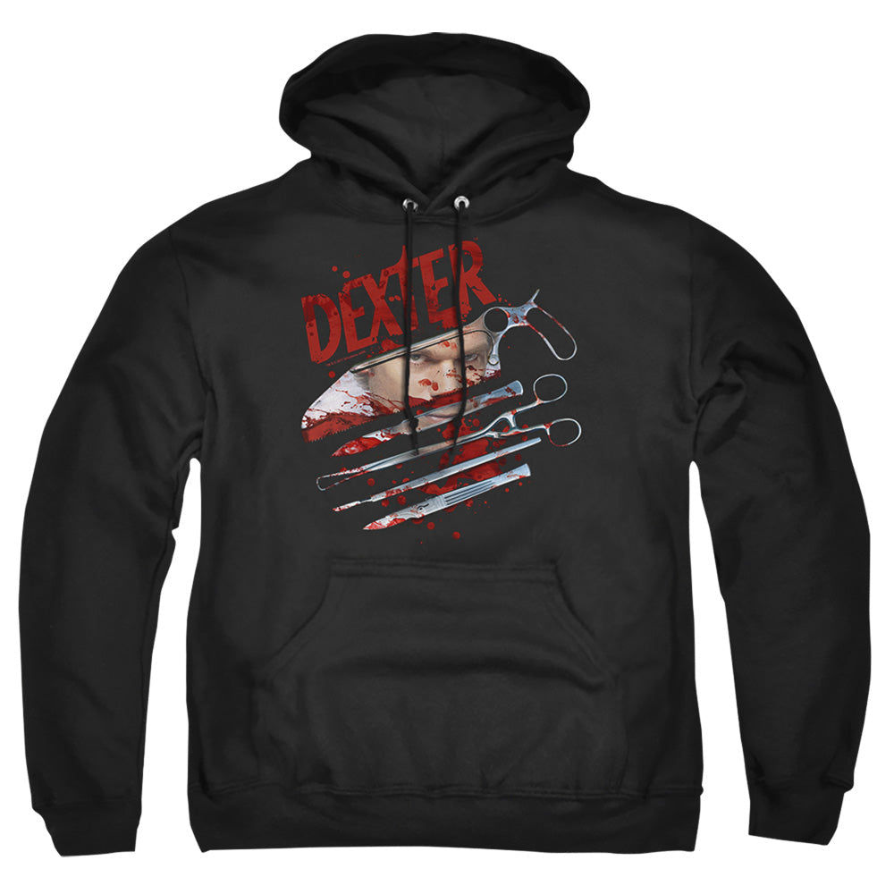 Dexter Blood Never Lies 2 Mens Hoodie Black Officially Licensed