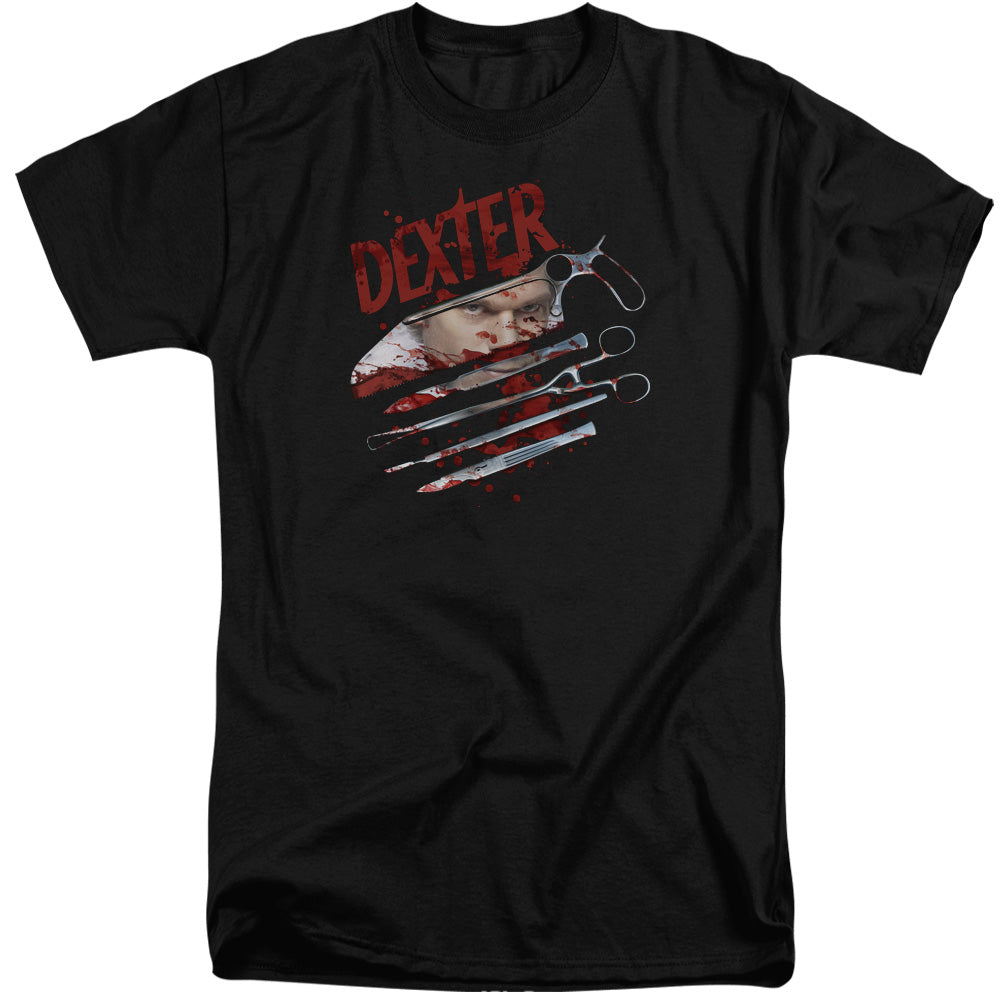 Dexter Blood Never Lies 2 Mens Tall T Shirt Black Officially Licensed