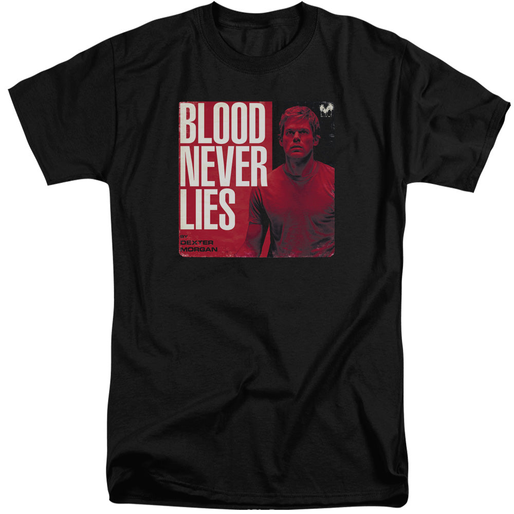 Dexter Cover Mens Tall T Shirt Black Officially Licensed