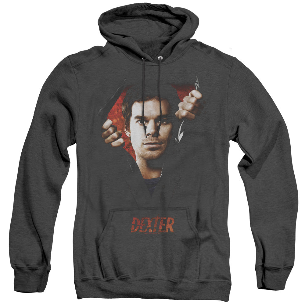 Dexter Body Bad Mens Heather Hoodie Black Officially Licensed