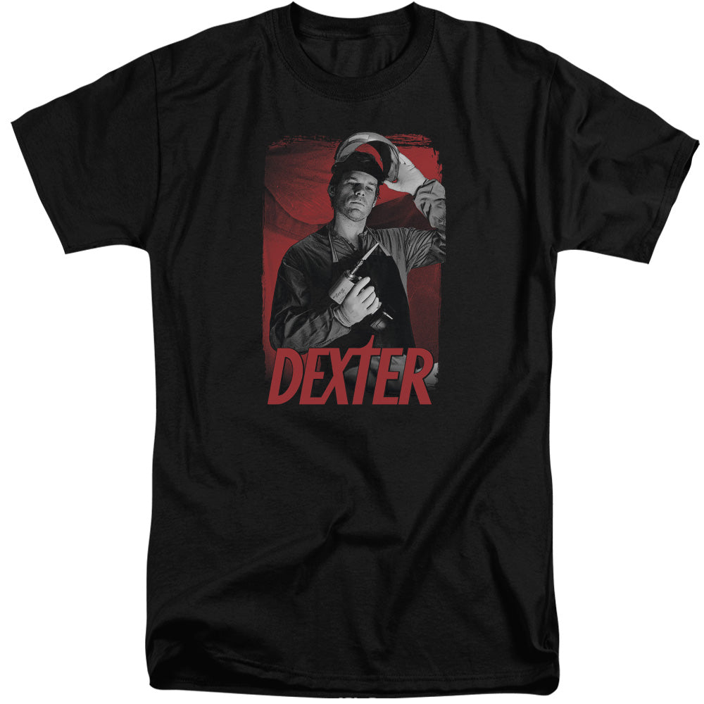 Dexter See Saw Mens Tall T Shirt Black Officially Licensed