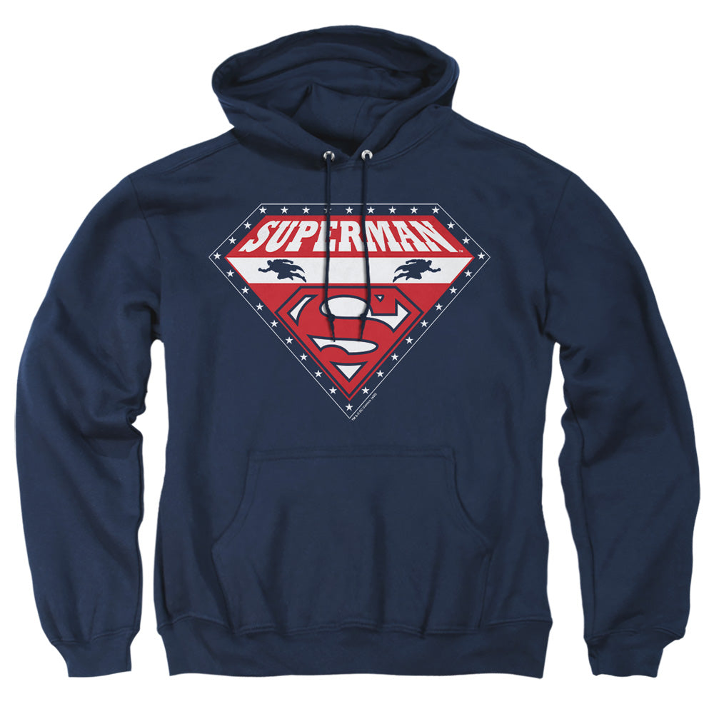 Superman Superman For President Mens Hoodie Navy