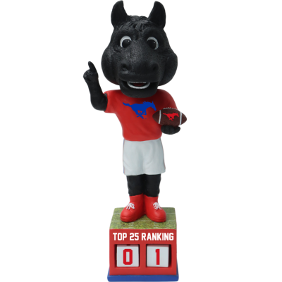 SMU Mustangs Football Top 25 Ranking Tracker Bobblehead