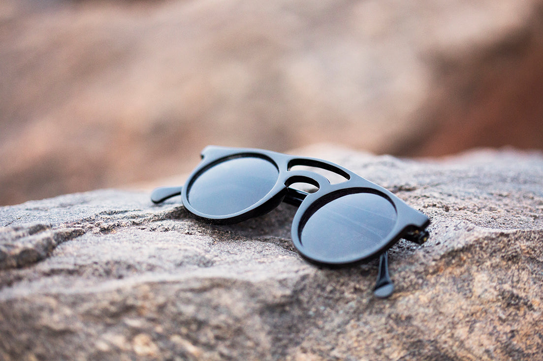 Round Victorian Steampunk Vintage Sunglass - Edgar