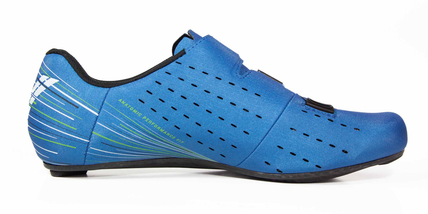 Nuvola Road Cycling Shoes - Blue/Black (3-Bolt Look Sole)