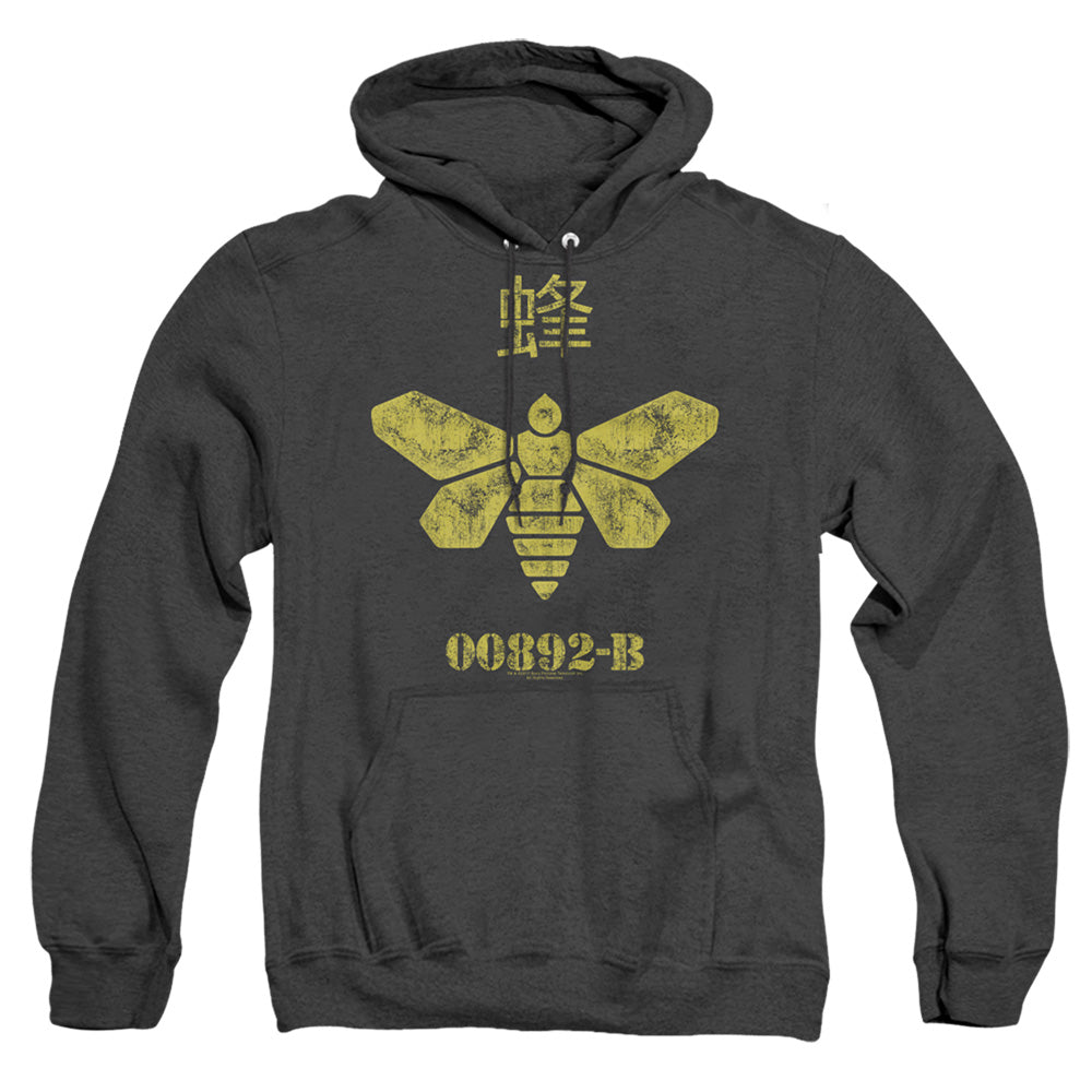 Breaking Bad Methylamine Barrel Bee Heather Mens Hoodie Black Officially Licensed