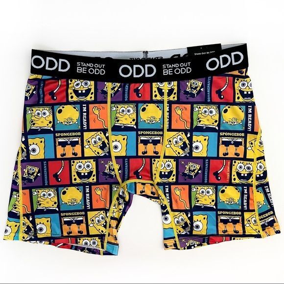 ODD SpongeBob SquarePants Nickelodeon Odd Sox Boxer Briefs (Large)