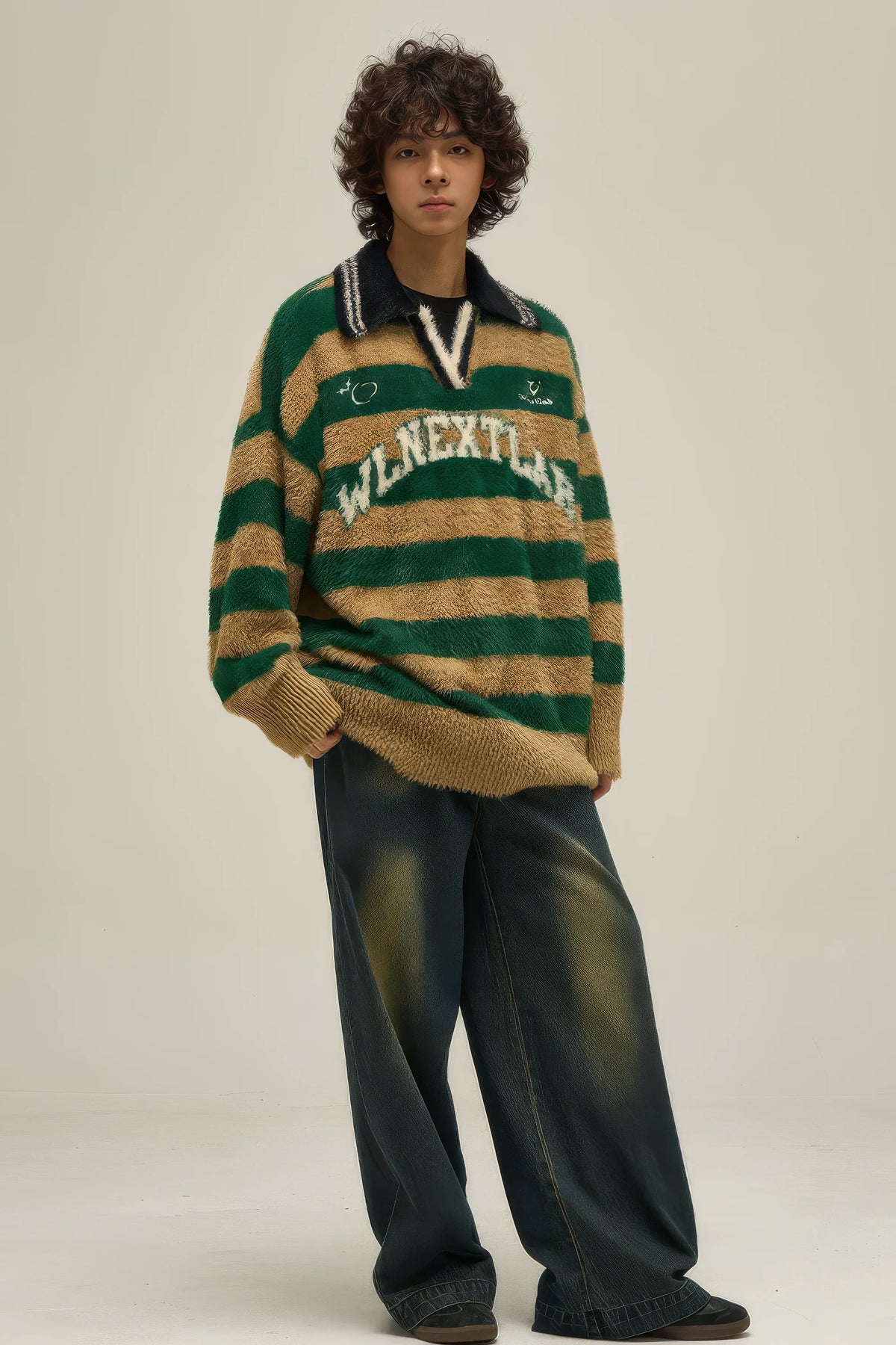 American Style Oversized Knit Sweater