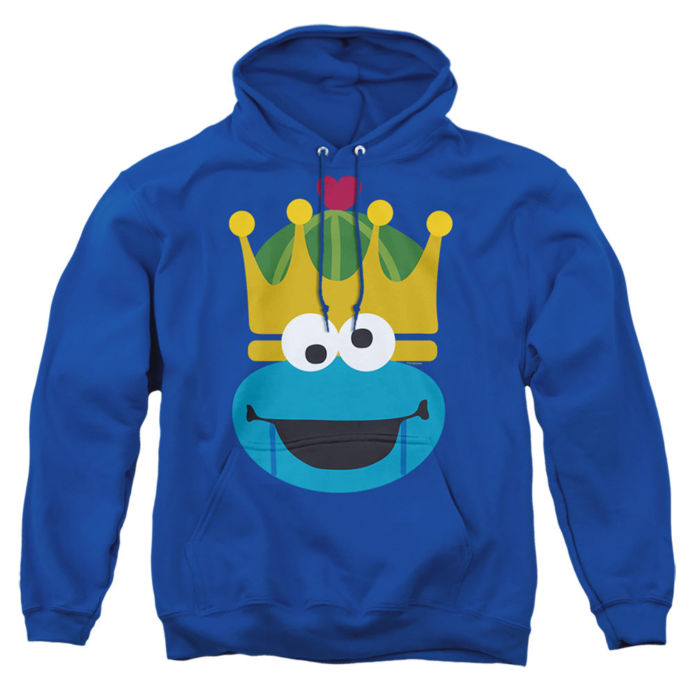 Sesame Street Christmas Nutcracker Cookie Monster Mens Hoodie Royal Blue Officially Licensed