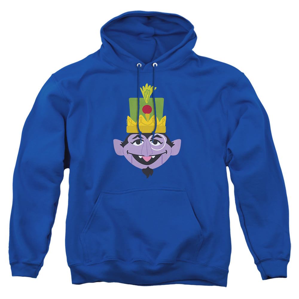 Sesame Street Christmas Nutcracker Count Mens Hoodie Royal Officially Licensed
