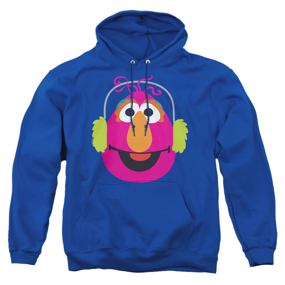 Sesame Street Christmas Nutcracker Telly Monster Mens Hoodie Royal Blue Officially Licensed