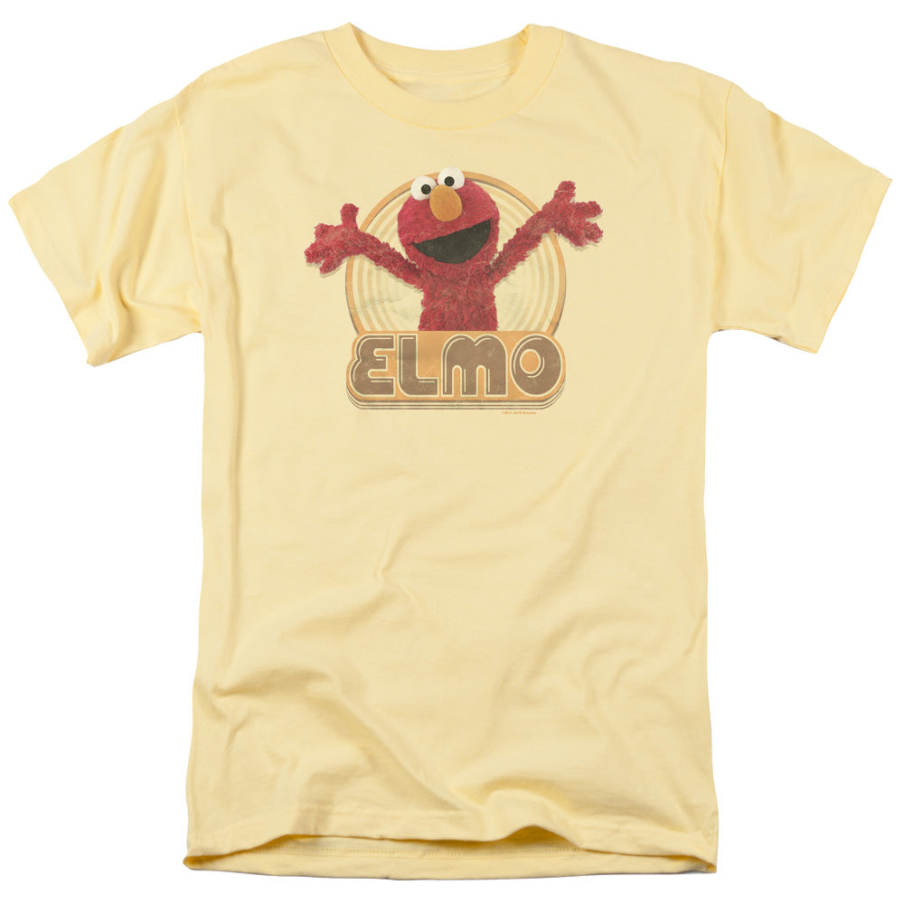 Sesame Street Elmo Iron On Mens T Shirt Banana Officially Licensed