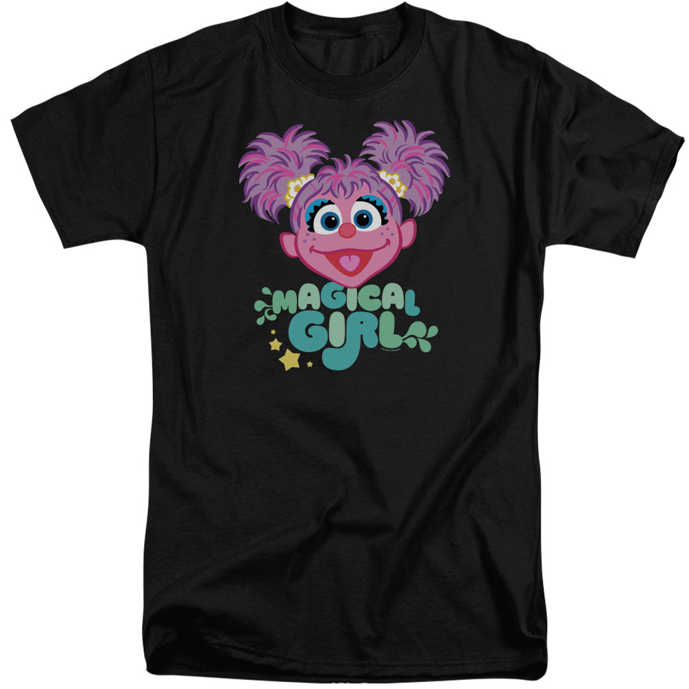 Sesame Street Scribble Head Mens Tall T Shirt Black Officially Licensed
