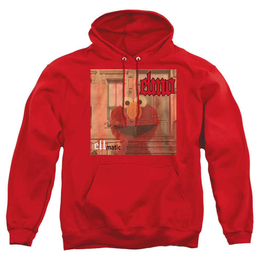 Sesame Street Ellmatic Mens Hoodie Red Officially Licensed