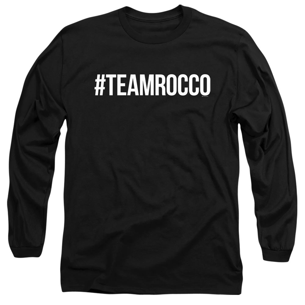 Sesame Street Team Rocco Mens Long Sleeve Shirt Black Officially Licensed
