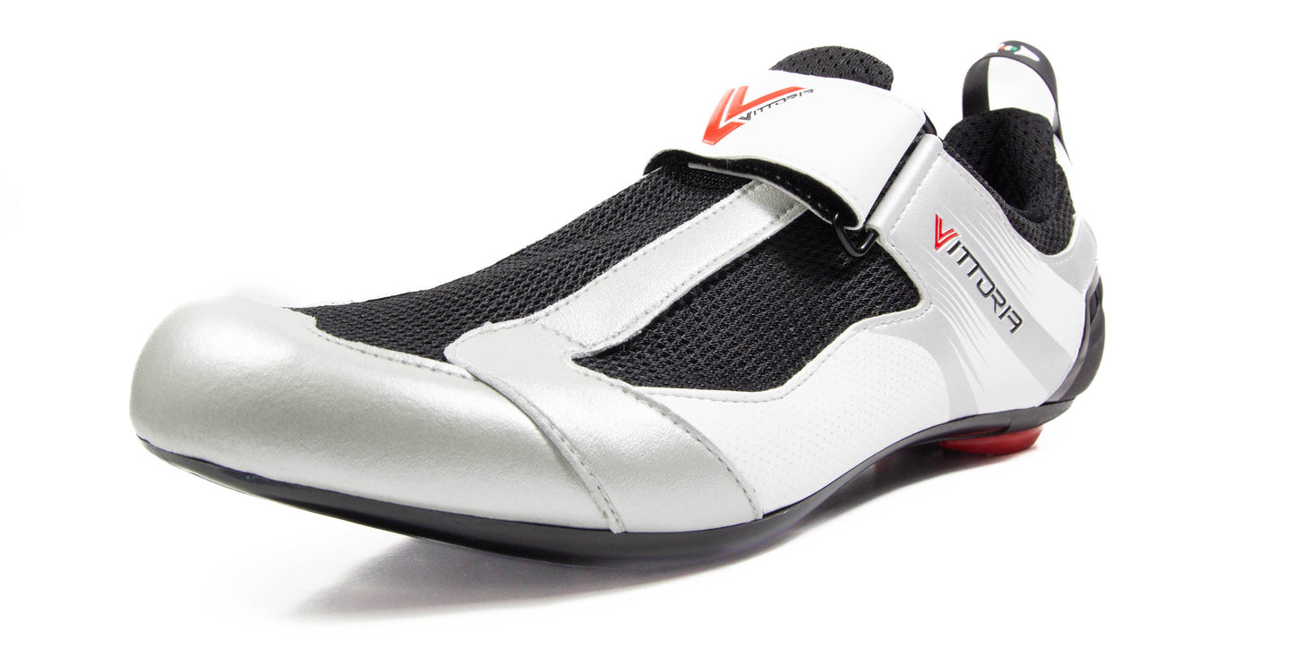 Vittoria THL Triathlon Cycling Shoes, White, EU 41, EU 42