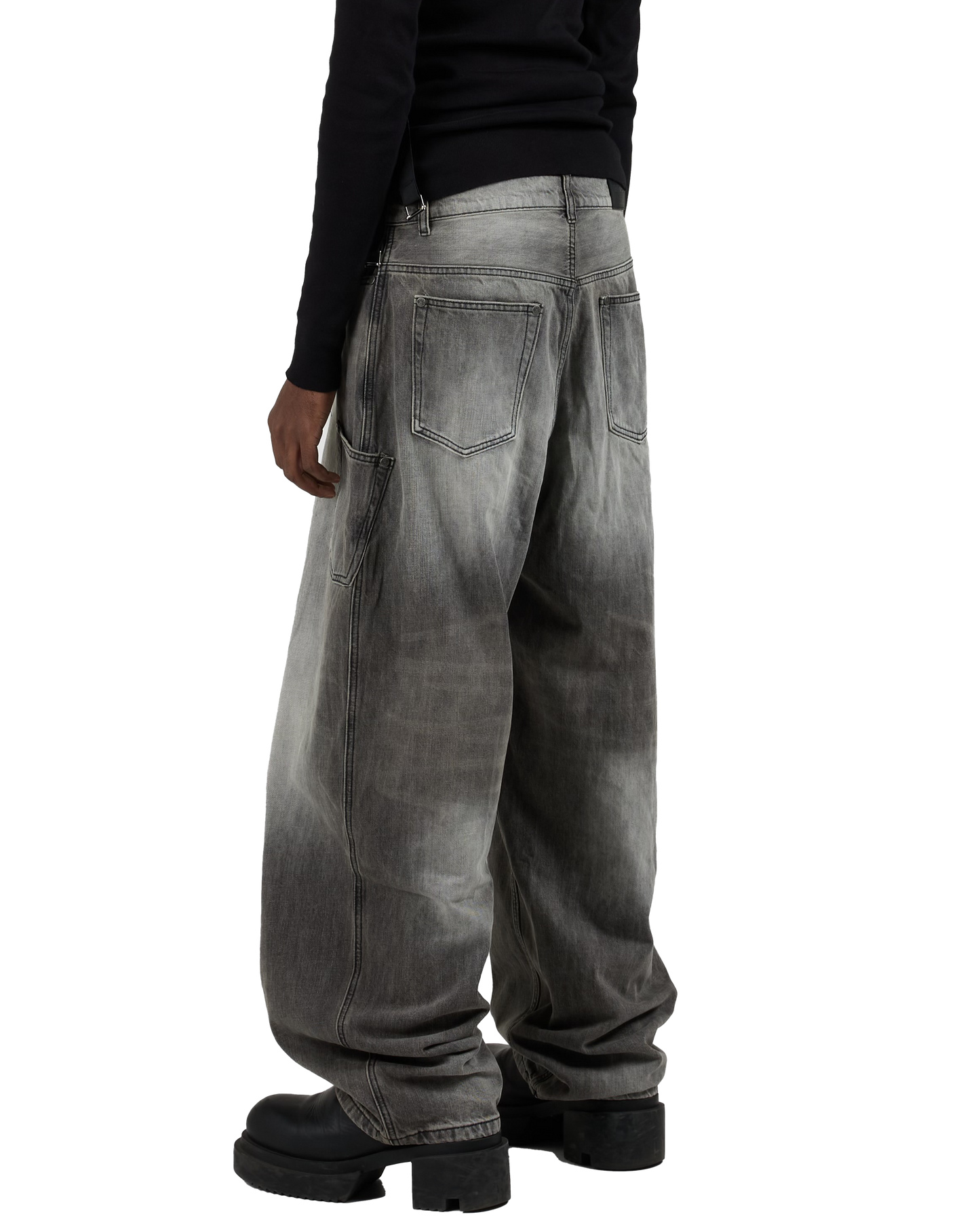 STONE BOMBER DENIM