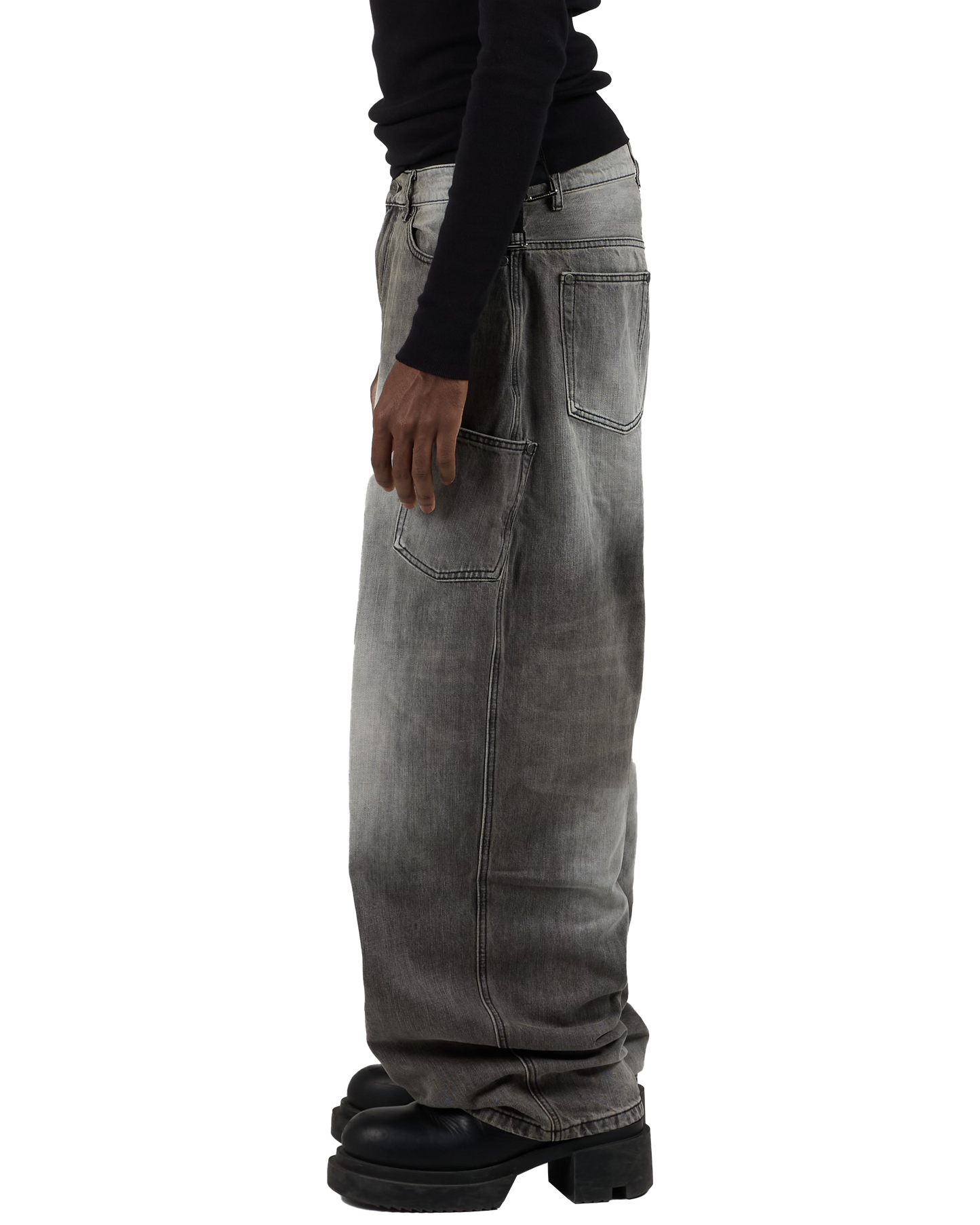 STONE BOMBER DENIM