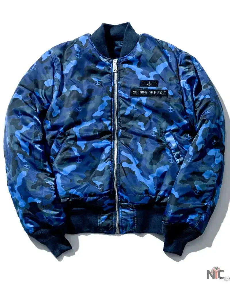 STRICT-G x ALPHA Mobile Suit Gundam White Base MA-1 Jacket