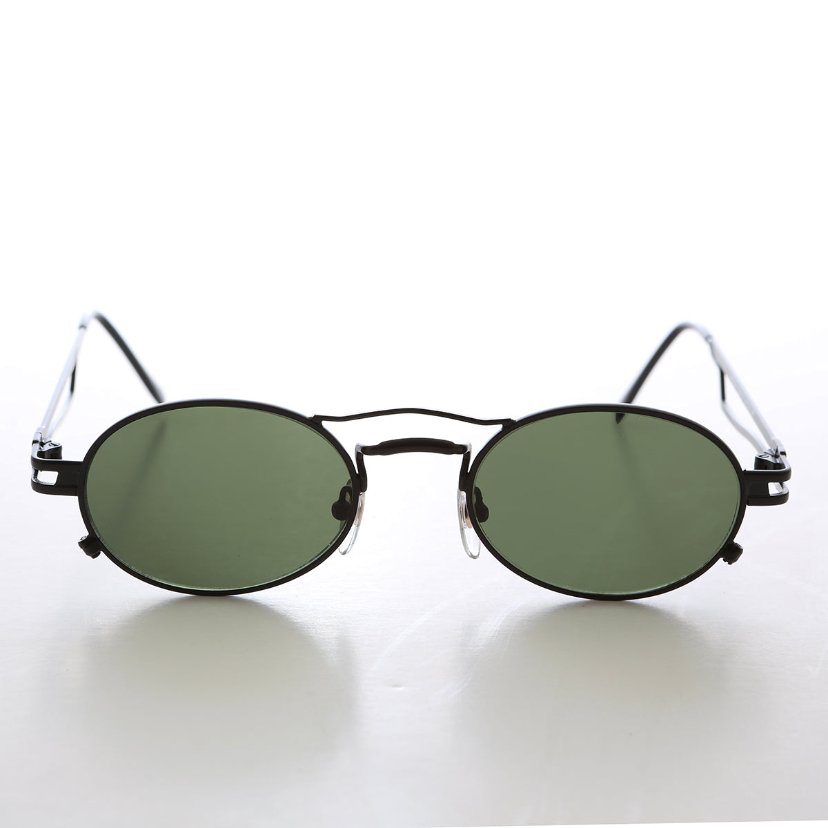 Sporty Oval Steampunk Optical Quality Vintage Sunglass - Iggy