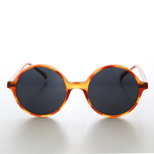 Perfect Circle Round Vintage Mod Sunglasses - Ira