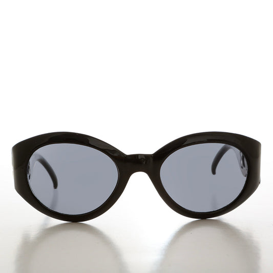 Sophisticated Round Women's Sunglasses - Swans