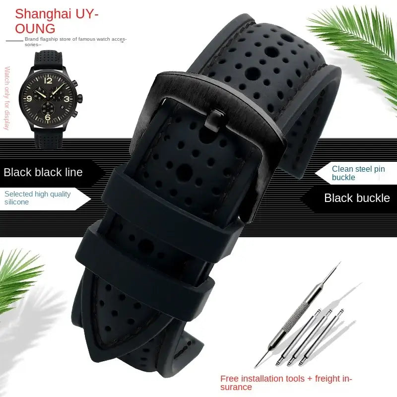 Ticwatch Silicone Band - Breathable, Comfortable, Versatile