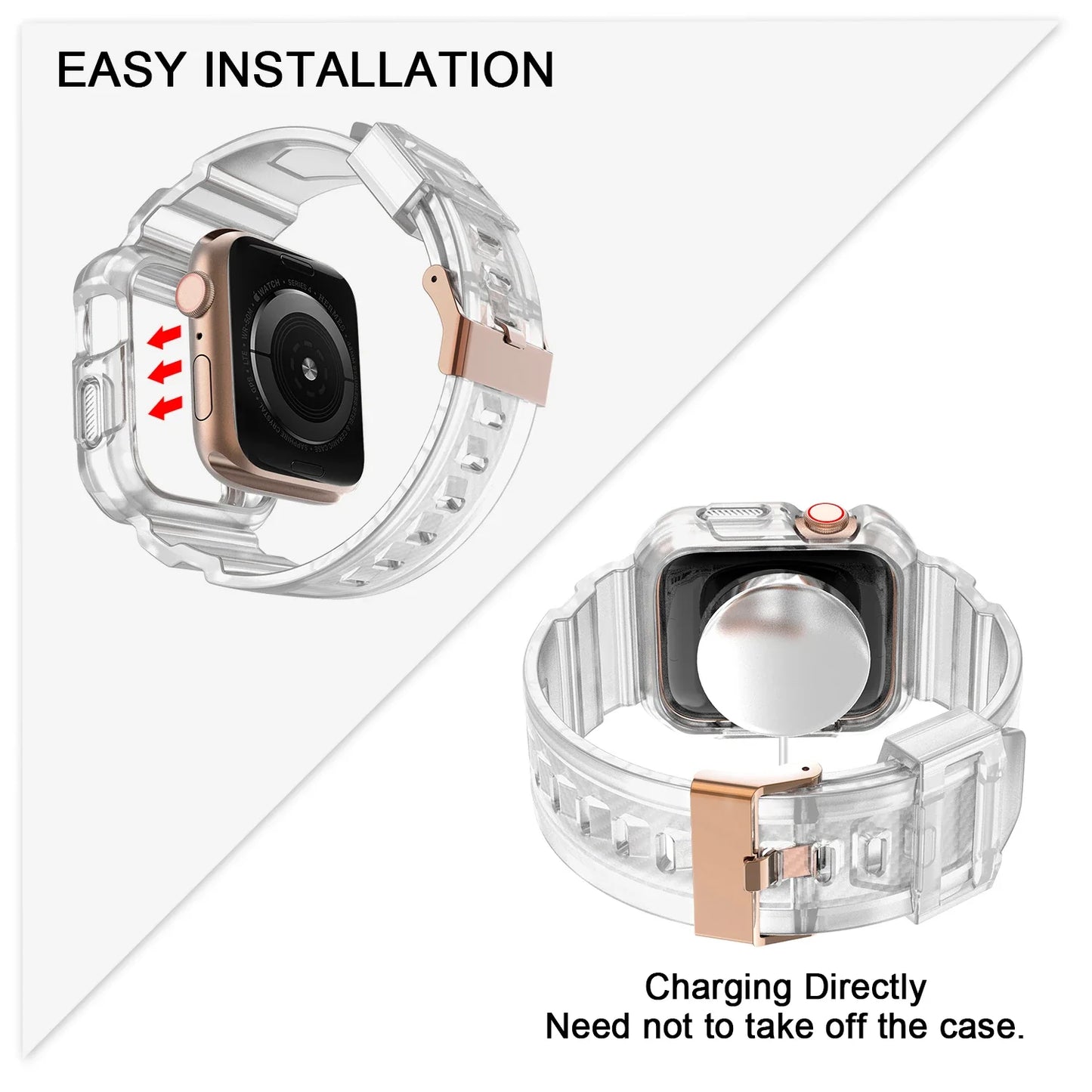 Apple Watch TPU Strap - Rugged, Waterproof, Durable Design
