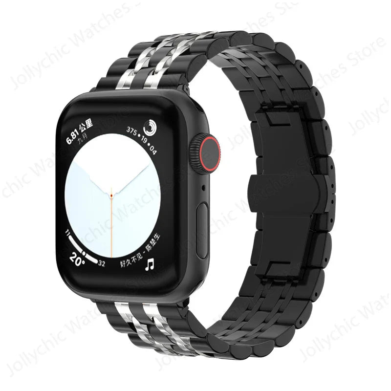 Apple Watch Stainless Steel Band - Elegant, Durable Design