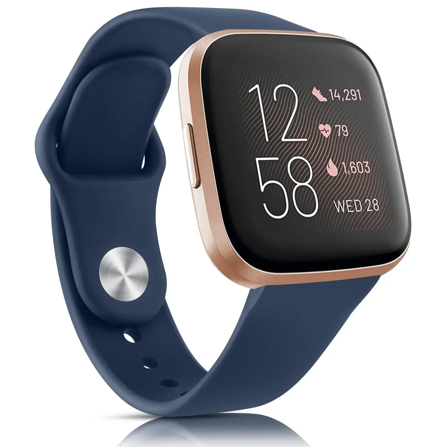 Fitbit Versa & Sense Silicone Strap - Soft Waterproof Design