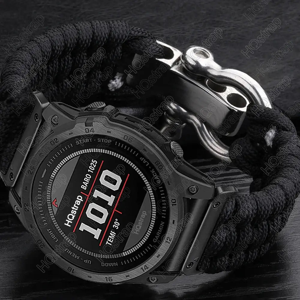 Garmin Braided Nylon Strap - QuickFit Durable Design