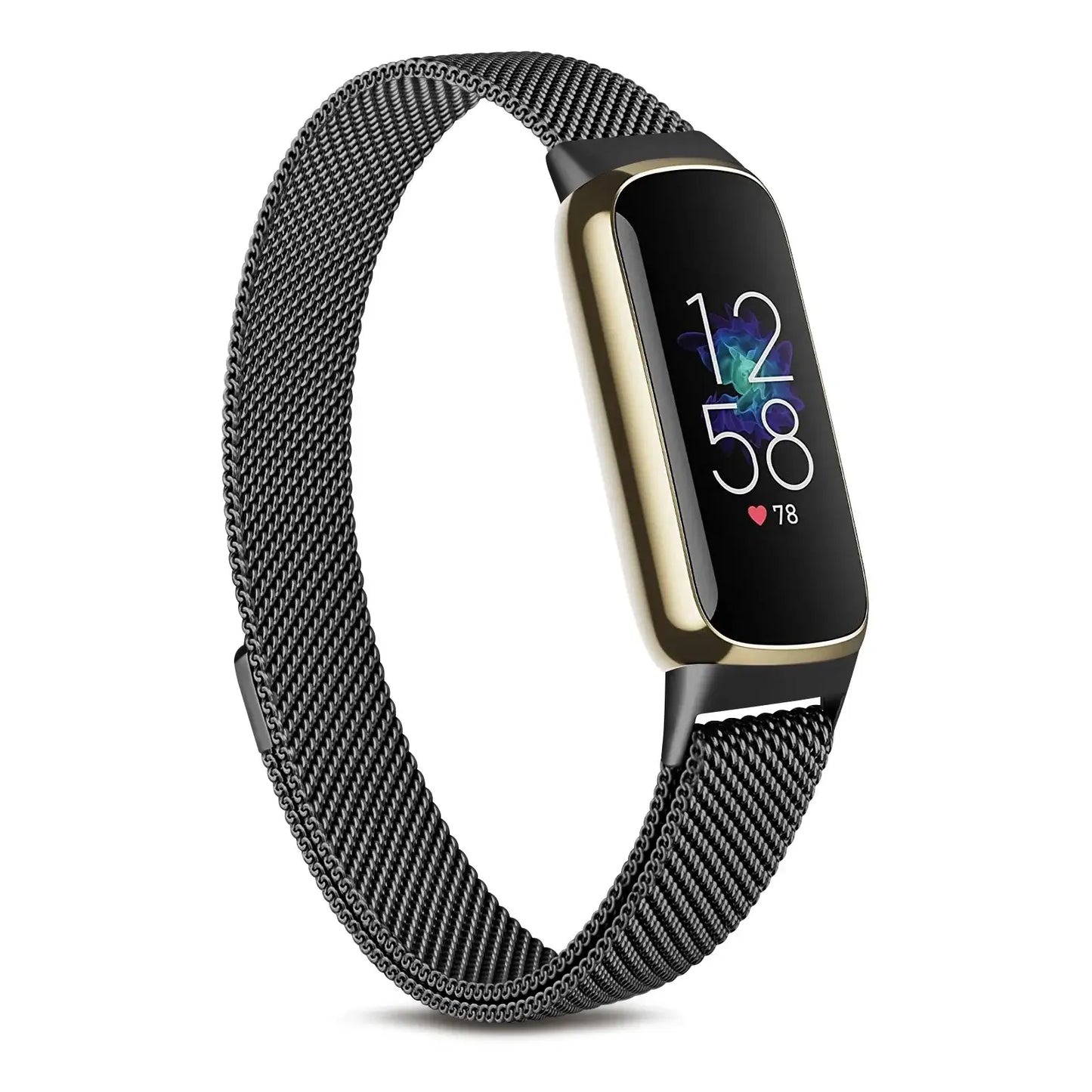 Fitbit Luxe Steel Magnetic Band - Elegant Mesh Design