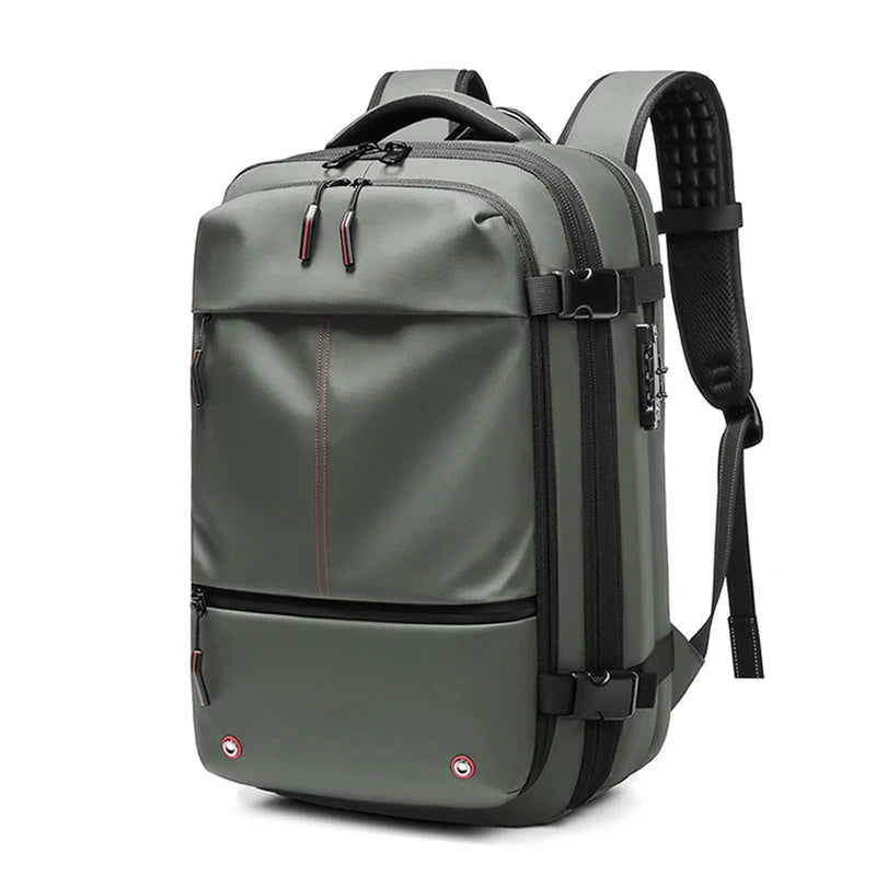 17" Laptop Travel Backpack for Men, Large Capacity, Business & School