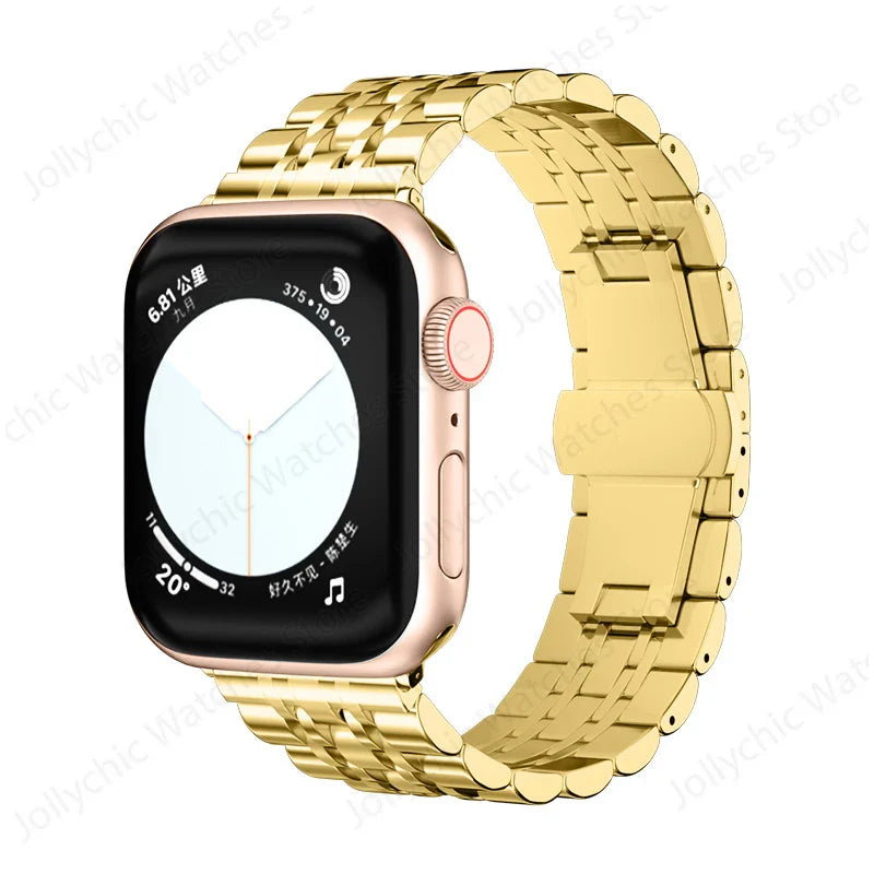 Apple Watch Stainless Steel Band - Elegant, Durable Design