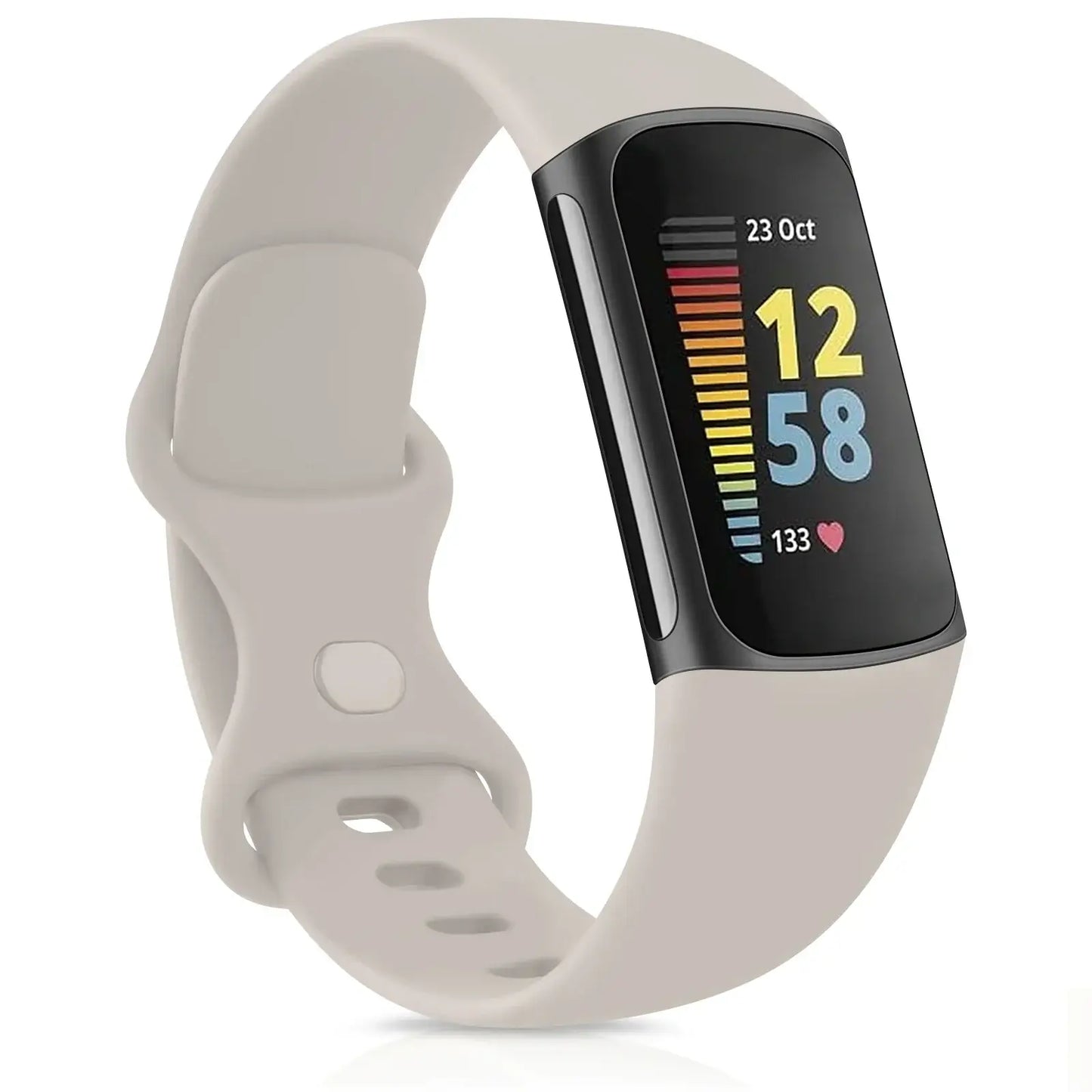 Fitbit Charge 5 6 Silicone Band - Comfortable Stylish Design